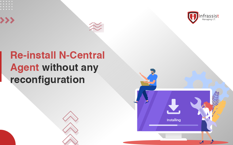 reinstall n-central agent