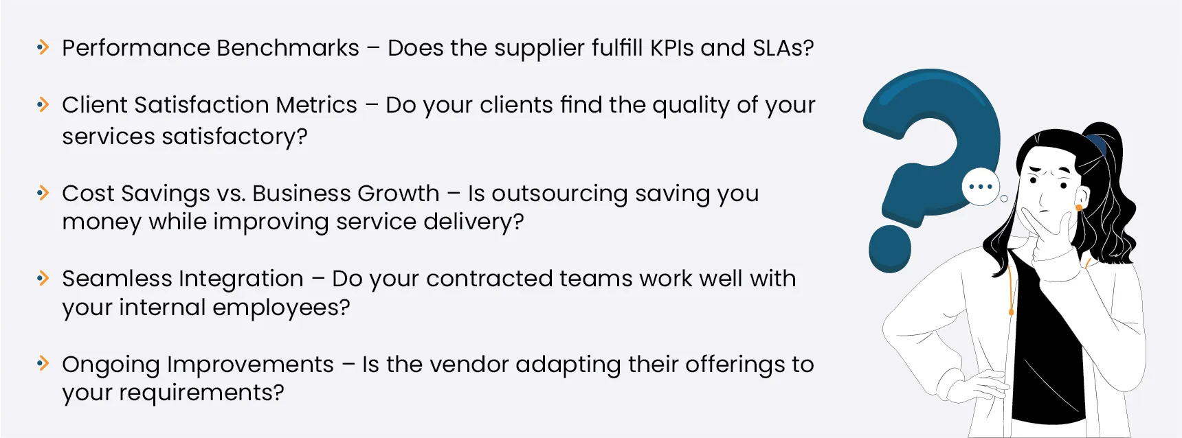 Checklist for Outsourcing Partnership