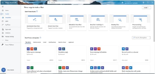  Power Automate portal Create