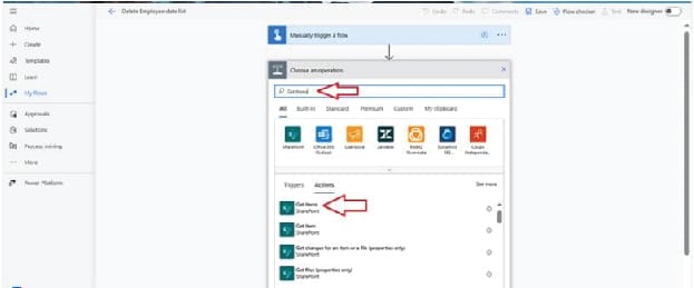  Power Automate portal Get Item