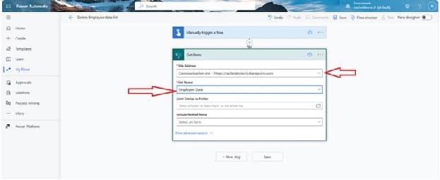  Power Automate portal Get Item