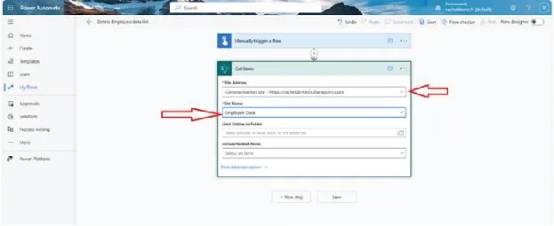 Power Automate portal Get Item