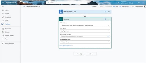 Power Automate portal  Off to On by clicking