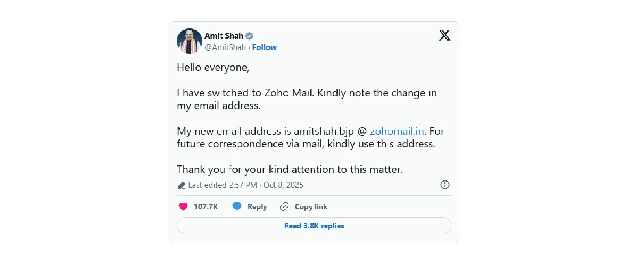 amit shah tweet