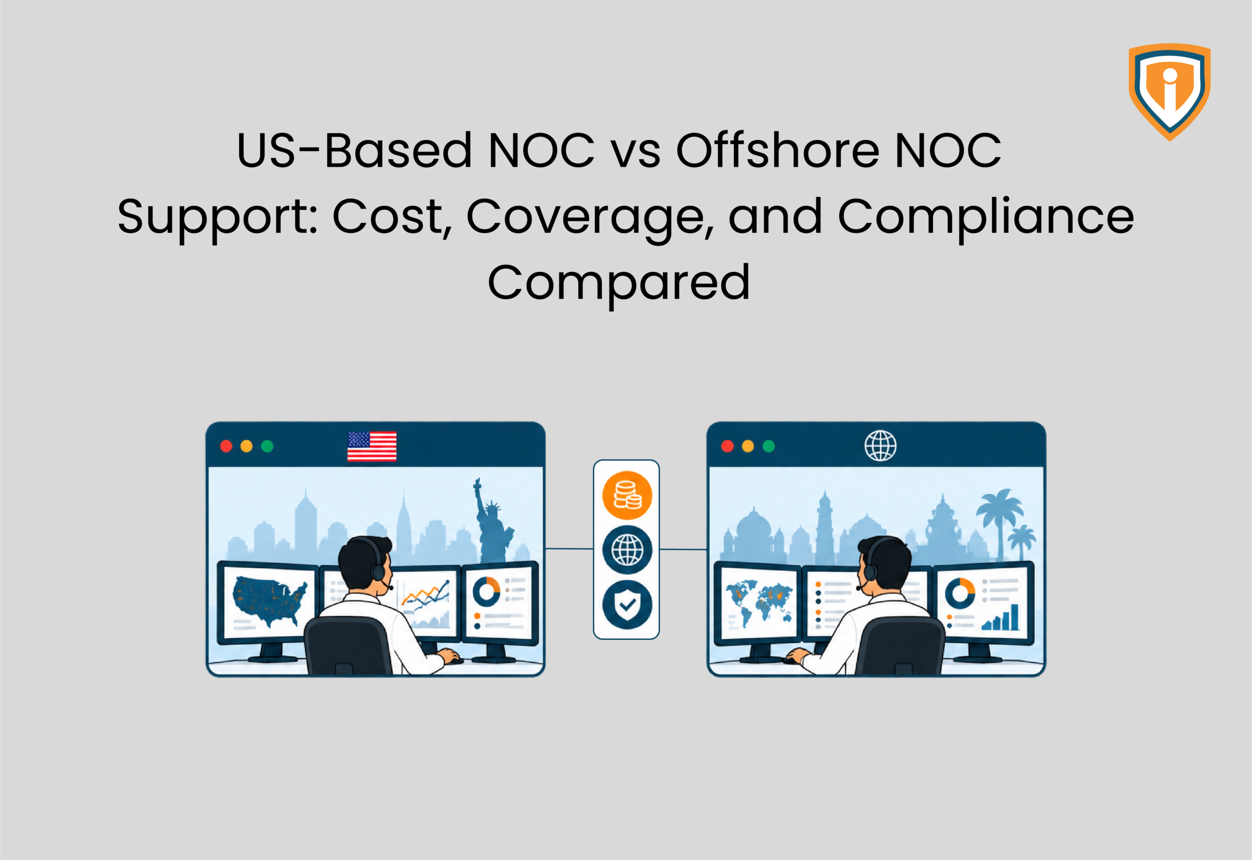 US-Based NOC vs Offshore NOC Support: Cost, Coverage, and Compliance Compared